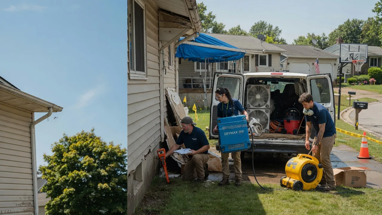 Ceiling Leak Cleanup in Saint Joseph, IL near me